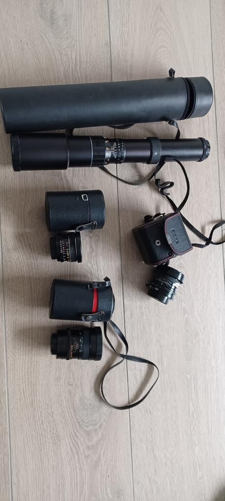 Diverse lenzen en statief voor fotocamera, Audio, Tv en Foto, Fotografie | Lenzen en Objectieven, Ophalen