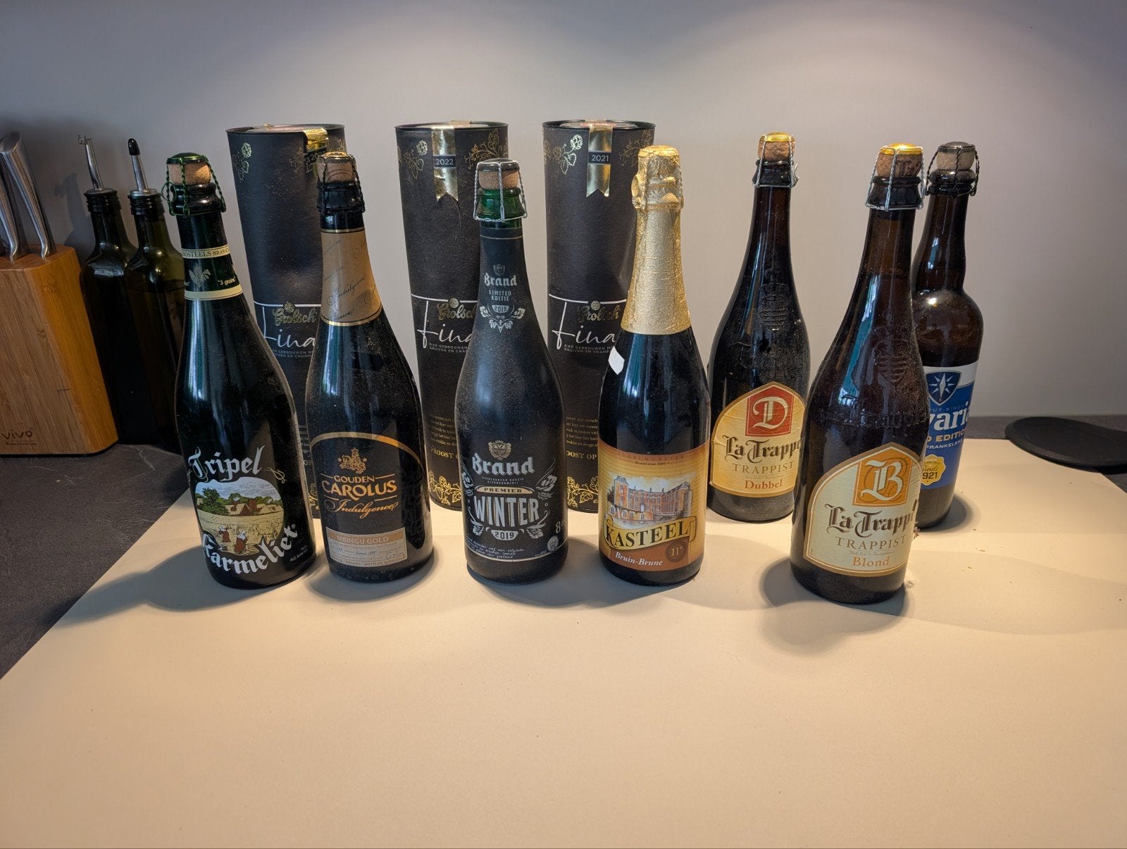 gerijpte bieren Karmeliet la Trappe Grolsch Bavaria kasteel, Ophalen of Verzenden, Nieuw, Flesje(s), La Trappe