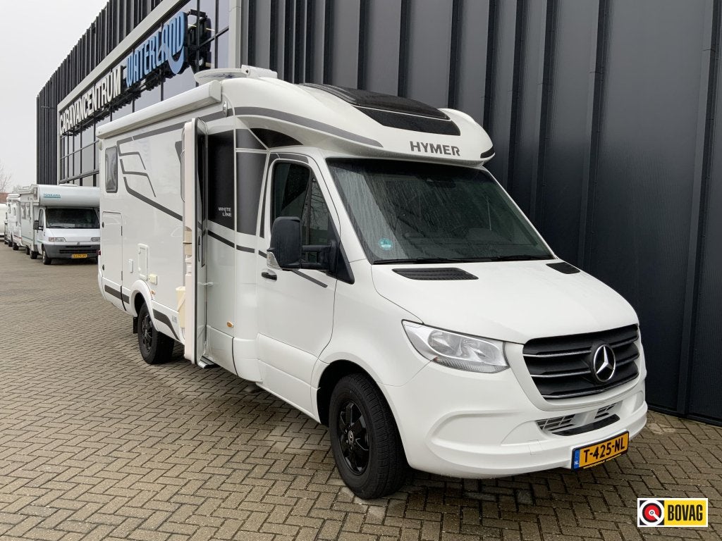 Hymer B-MCT 600 White-Line, Caravans en Kamperen, Campers, Automaat, Ringverwarming, 7 tot 8 meter, Bedrijf
