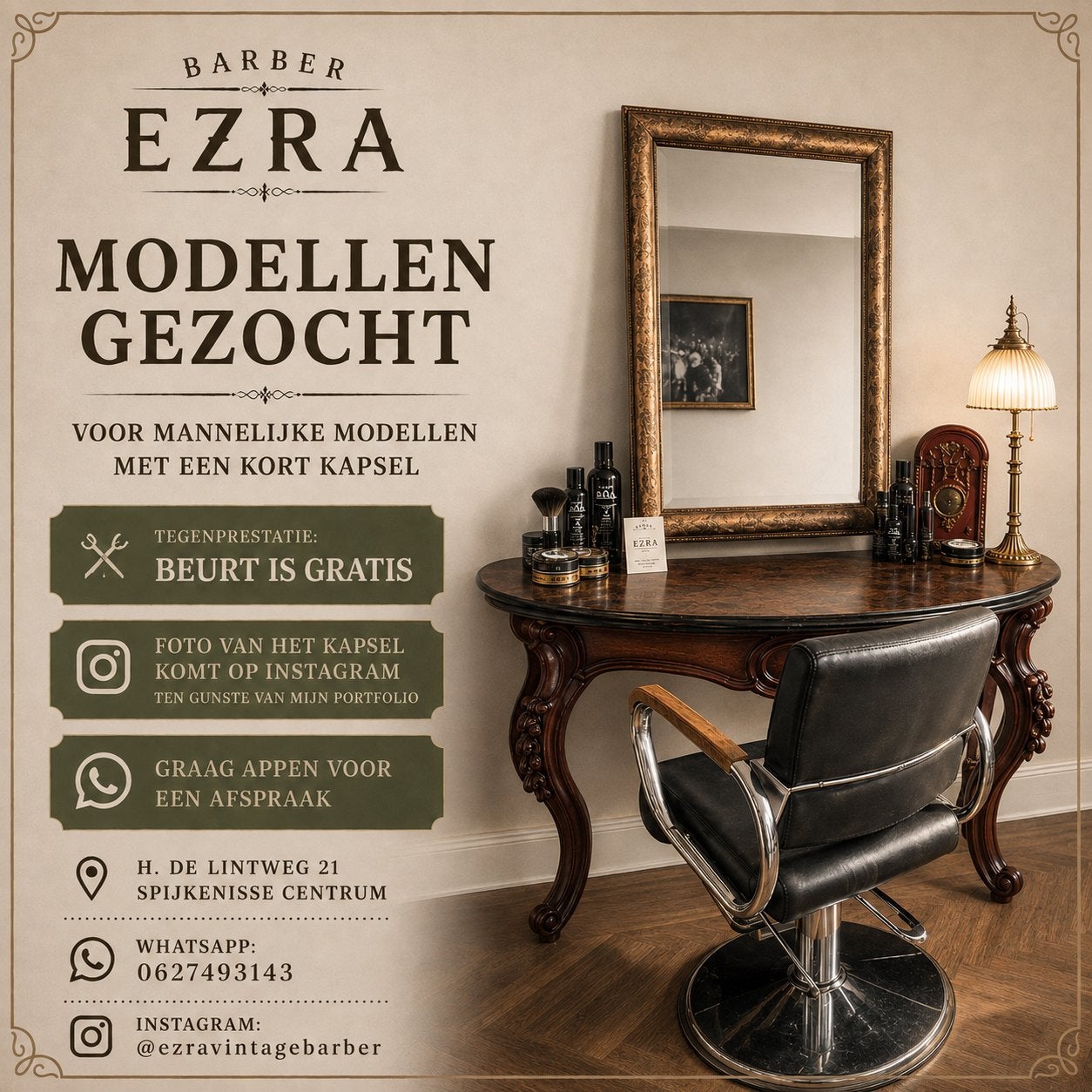 Gratis knipbeurt Spijkenisse - Ezra, Ophalen, Zo goed als nieuw