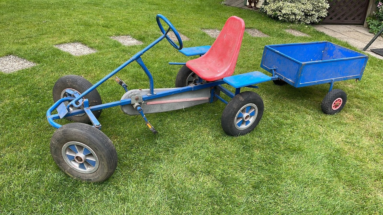 Berg skelter met aanhanger, Ophalen, Gebruikt, Berg, Met kar of aanhanger