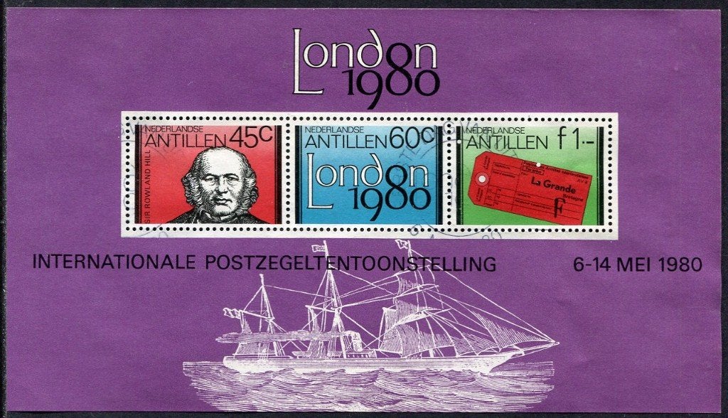 Nederlandse Antillen 662 Rotary blok 1980, Verzenden