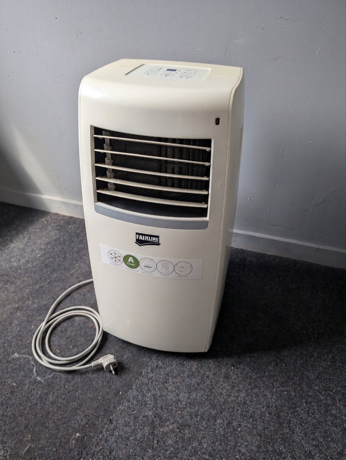 Fairline Mobiele Airconditioner A-klasse tot 60m³, Witgoed en Apparatuur, Ophalen, Energieklasse A of zuiniger, Minder dan 60 m³