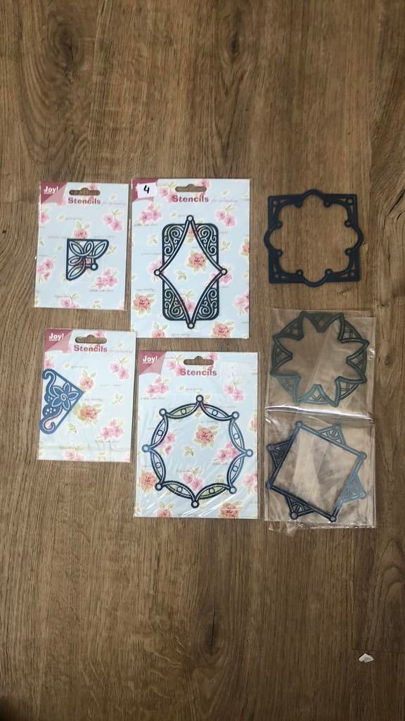 Joy stencils, Hobby en Vrije tijd, Kaarten | Zelf maken, Ophalen of Verzenden, Zo goed als nieuw, Overige thema's, Pons of Mal