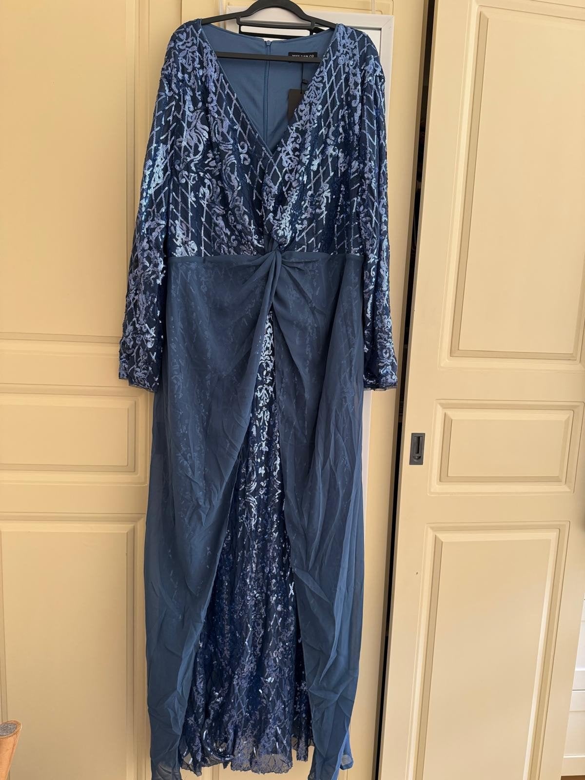 galajurk/abiye maat XXXL, Kleding | Dames, Galajurk, Blauw, Maat 46/48 (XL) of groter, Nieuw