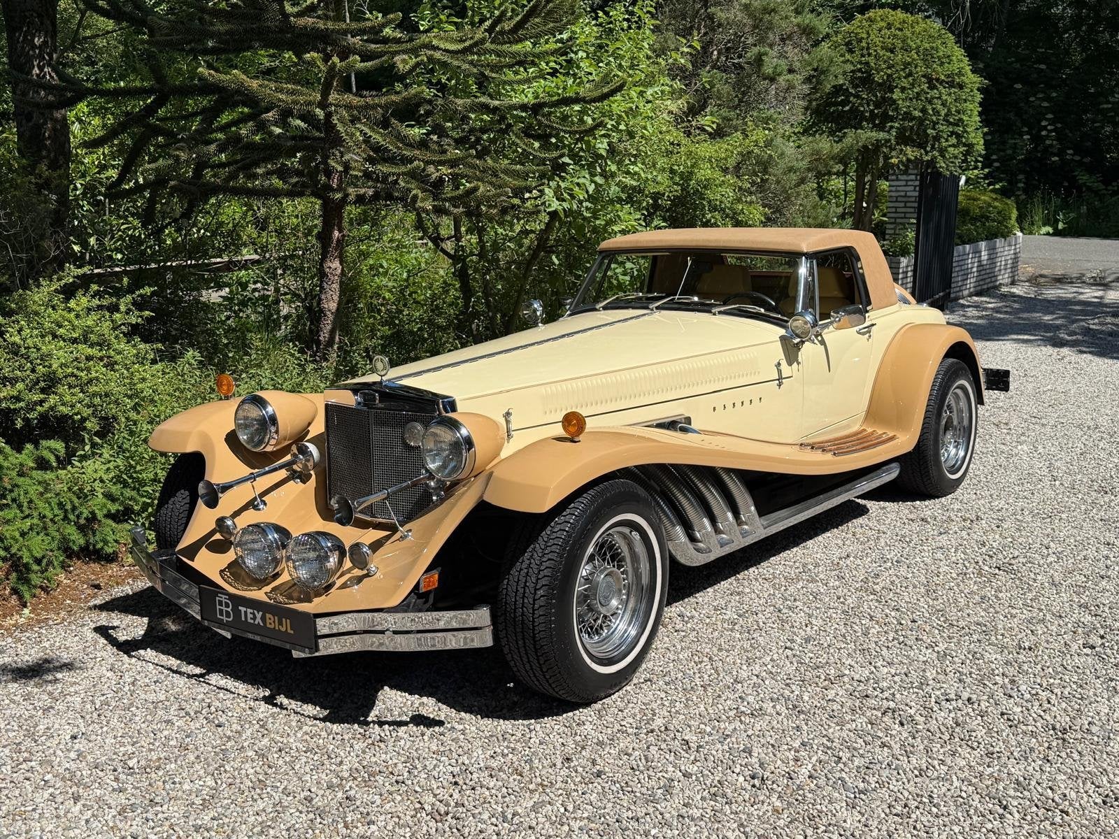 Clenet Series 1 Roadster 225/250 Clenet Series 1 Roadster 22, Automaat, Achterwielaandrijving, Cabriolet, Beige