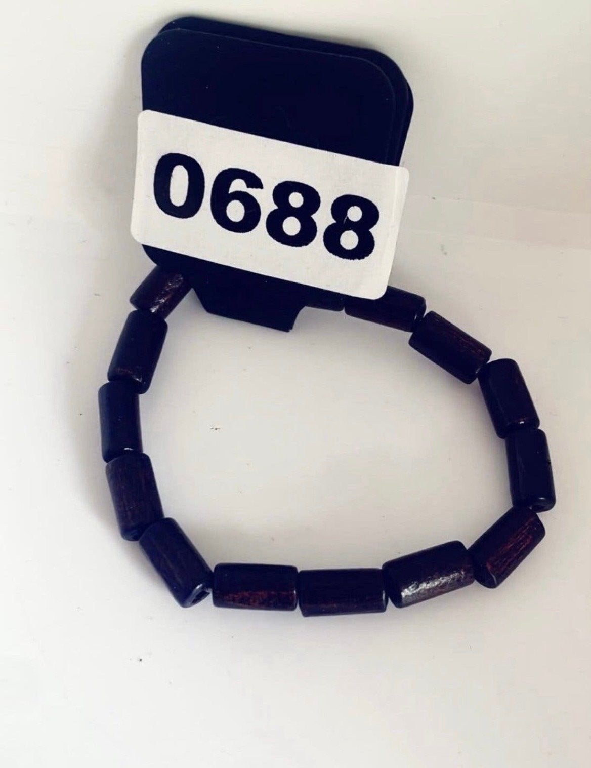 Nieuwe houten kralen armband - Donkerbruin, Verzenden, Nieuw, Bruin, Hout