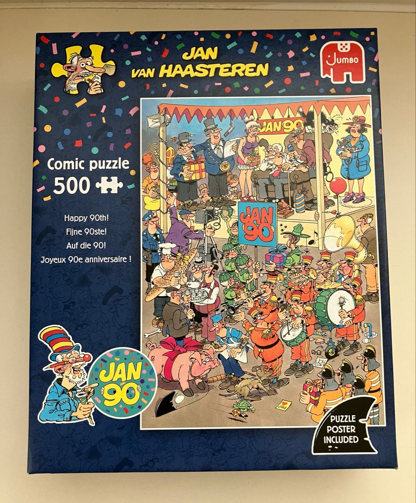 Verzameling Jan van Haasteren 500 stukjes, Ophalen, 500 t/m 1500 stukjes, Gebruikt, Legpuzzel