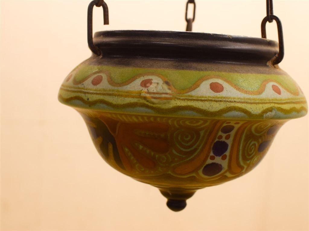Plantenhanger 52153, Gebruikt, Rond, Ophalen of Verzenden, Aardewerk