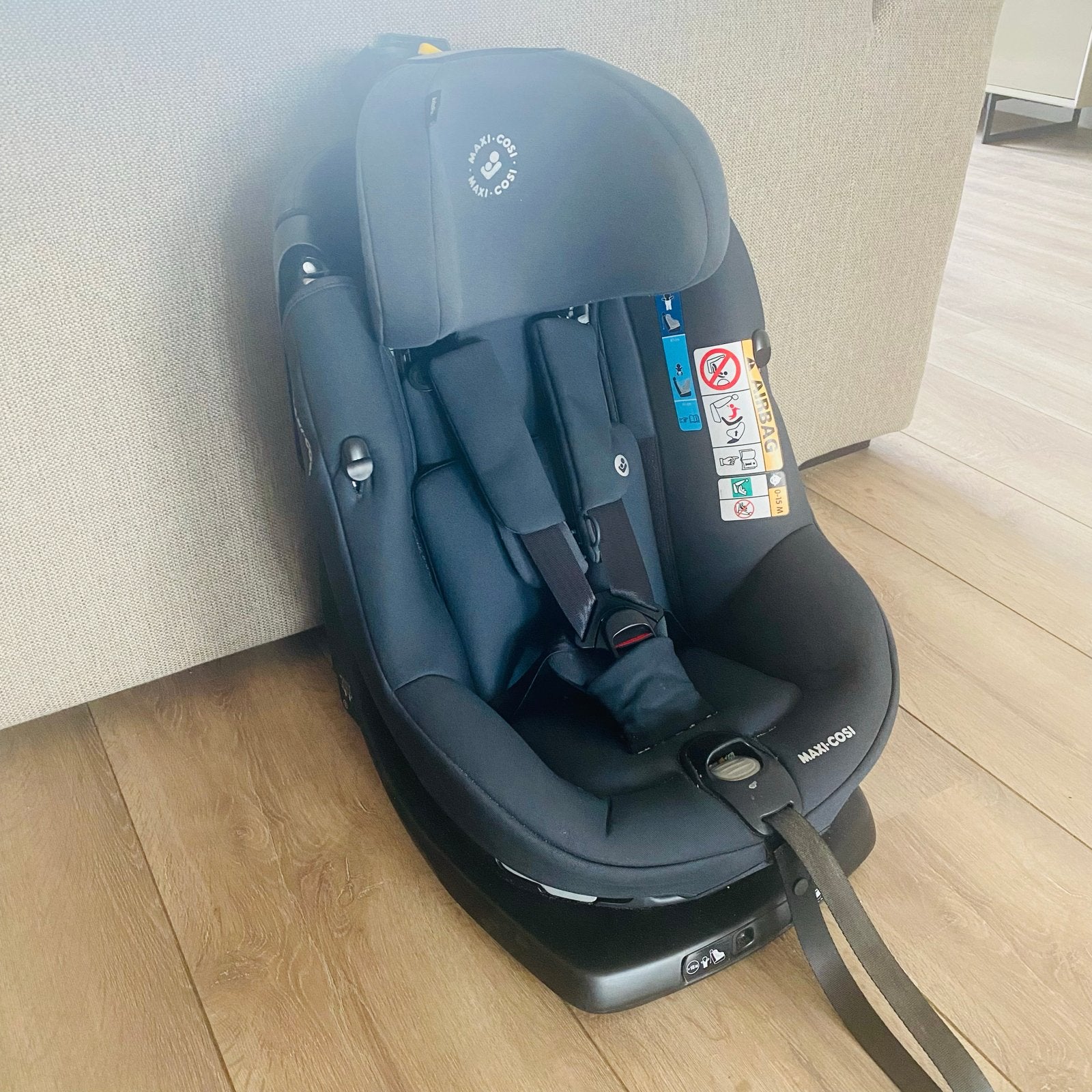 Maxi-Cosi AxissFix autostoel, Ophalen, 0 t/m 18 kg, Verstelbare rugleuning, Zo goed als nieuw
