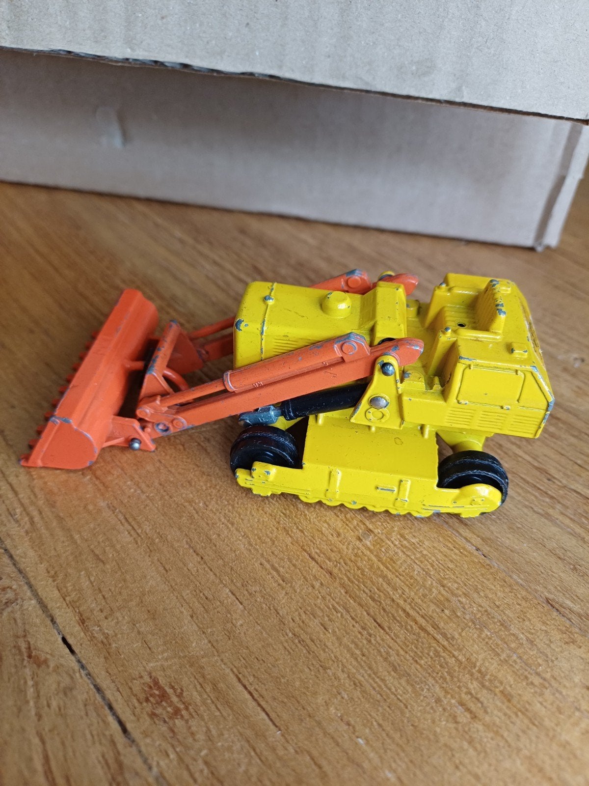 Matchbox King Size K-6 Caterpillar Traxcavator 1970, Ophalen of Verzenden, Gebruikt