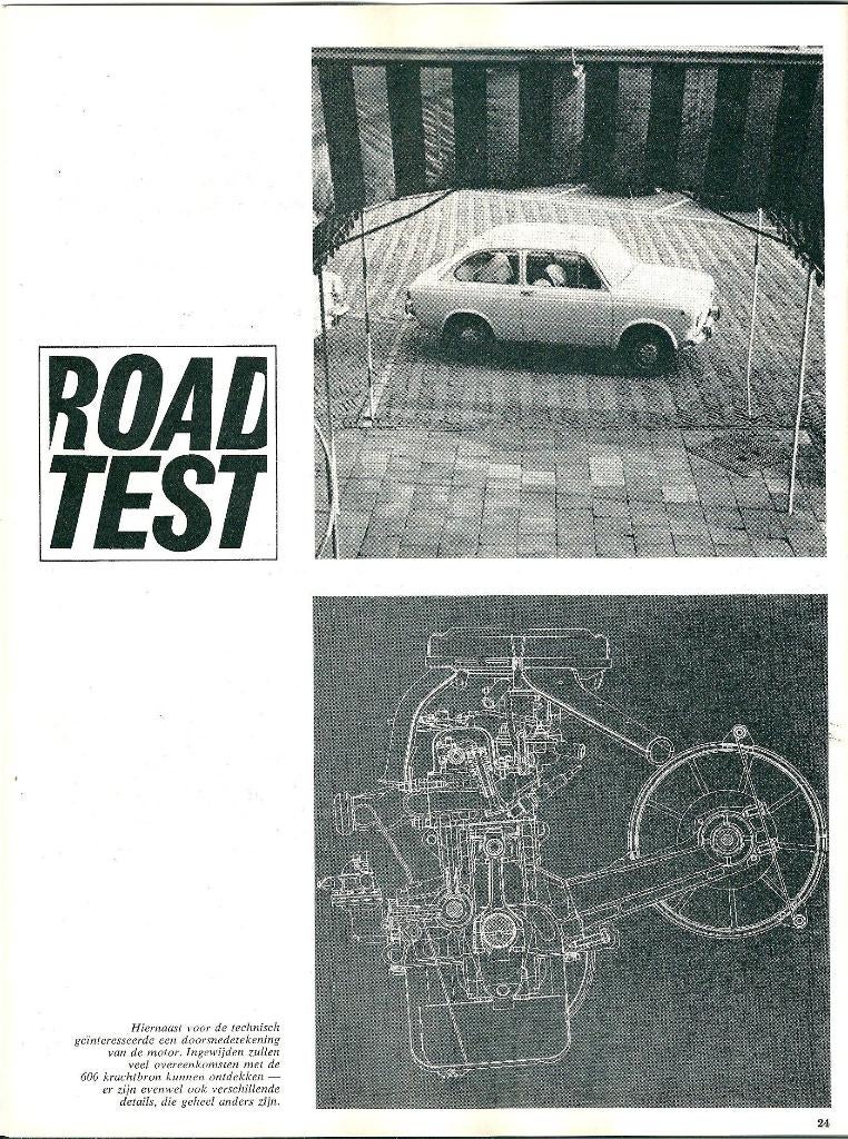 Autovisie test Fiat 850 1964, Ophalen of Verzenden, Gelezen, Overige merken