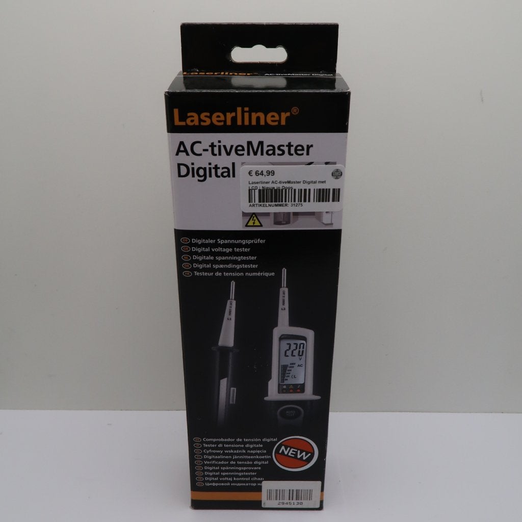 Laserliner AC-tiveMaster Digital met LCD | Nieuw in Doos