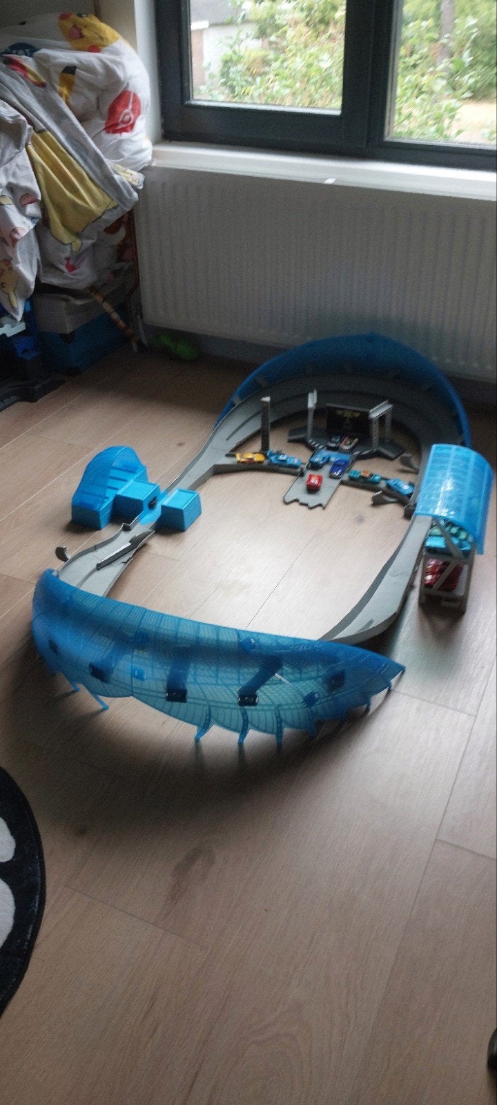 Disney Pixar Cars 3 Ultimate Florida Speedway racebaan, Ophalen of Verzenden, Zo goed als nieuw, Hot Wheels, Met looping