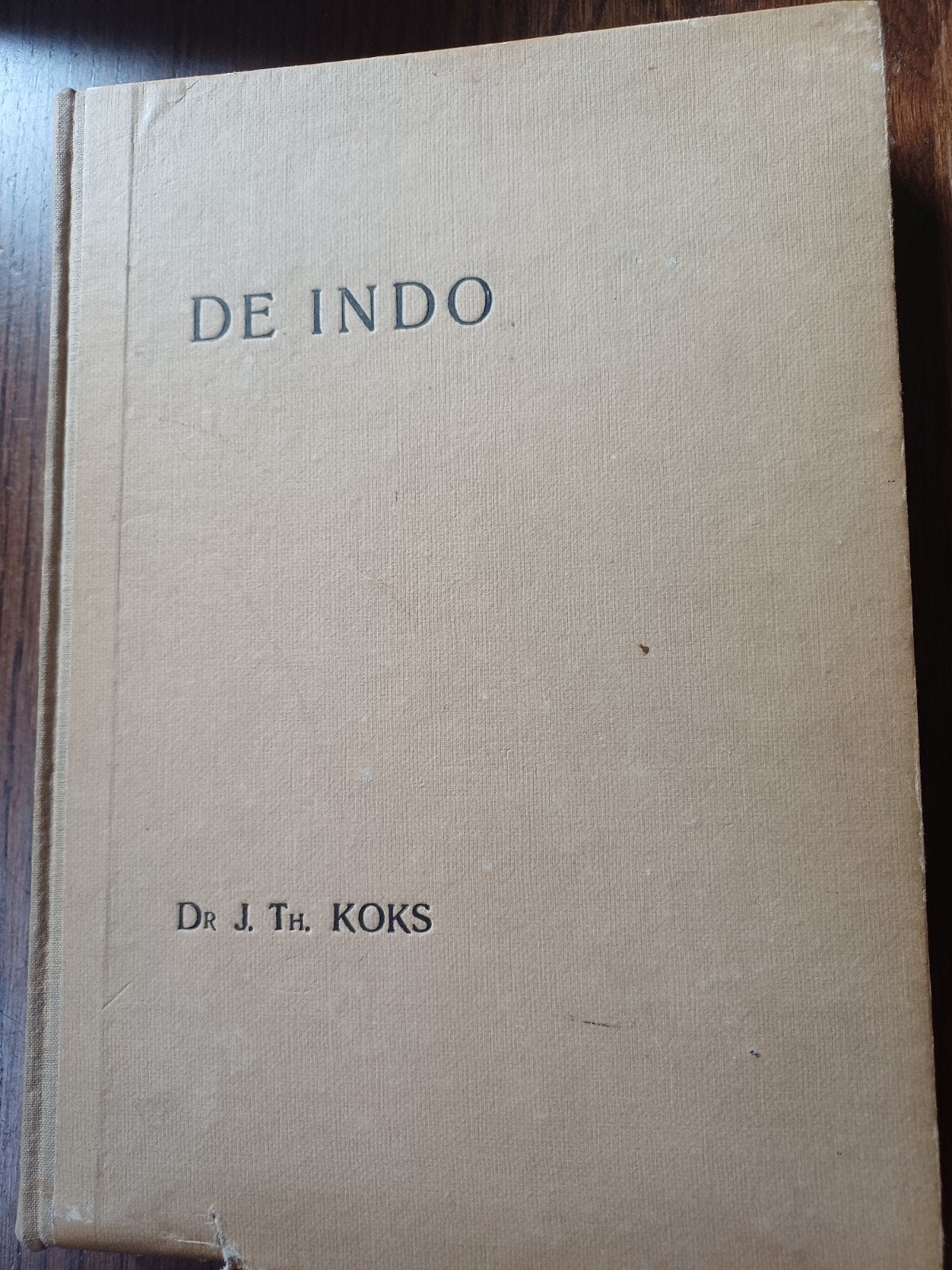L15 De Indo - Dr. J. Th. Koks (1931), Ophalen of Verzenden, 20e eeuw of later, Gelezen, Dr. J. Th. Koks