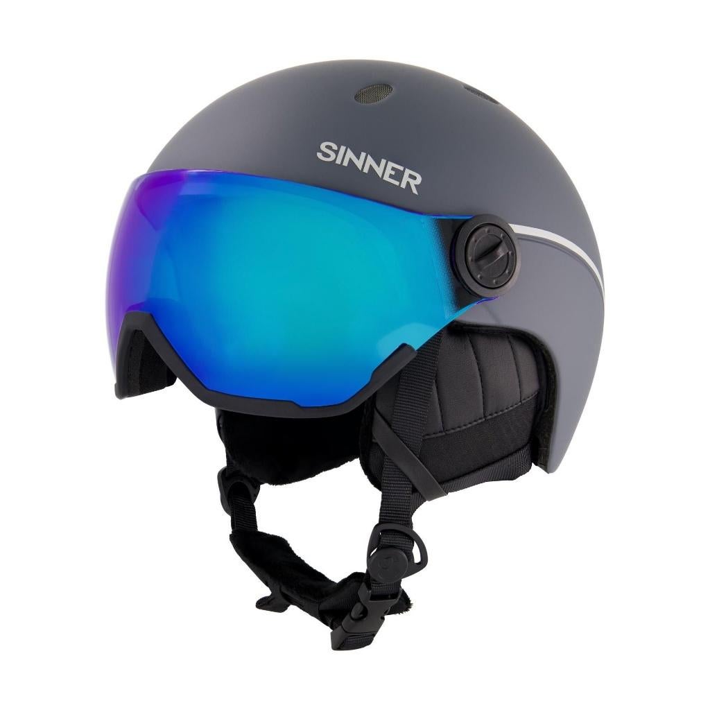 ✅NIEUW✅ Sinner Titan Visor skihelm - Mat Donkergrijs, Overige merken, Overige typen, Nieuw, Ophalen of Verzenden
