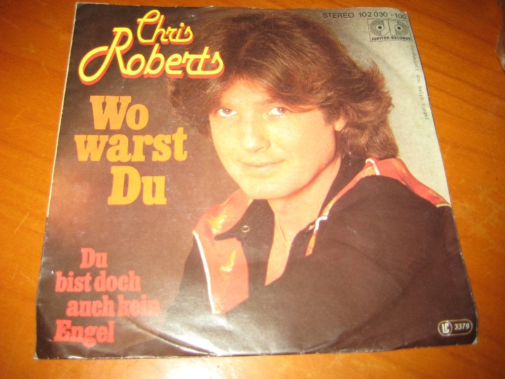 Chris Roberts: Wo warst Du, Ophalen of Verzenden, Zo goed als nieuw, Pop