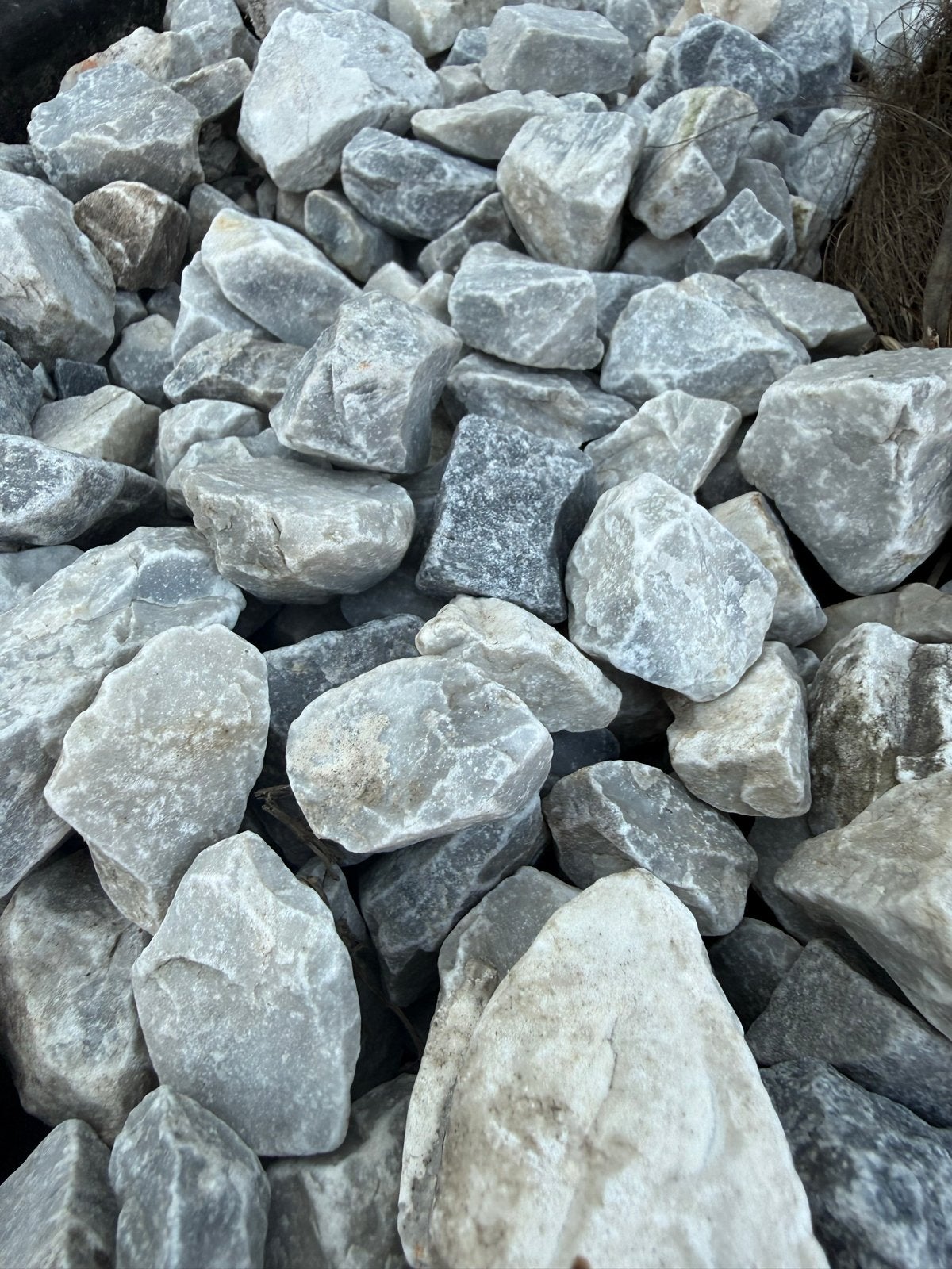 Ice Bleu grind, ca. 0,5 m³, Tuin en Terras, Grind, Keien en Split, Ophalen, Gebruikt, Blauw, Grind