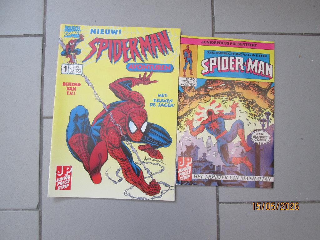 spiderman strips, Boeken, Meerdere stripboeken, Ophalen, Gelezen