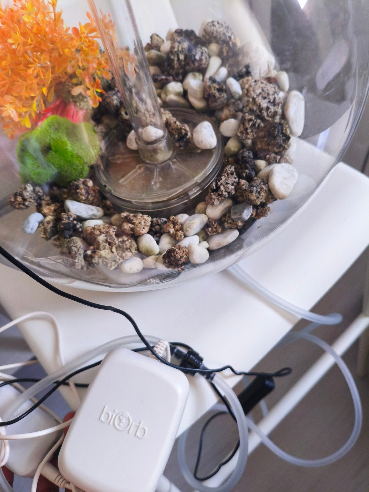Vissenkom biOrb classic 15 L led zwart, Ophalen, Zo goed als nieuw