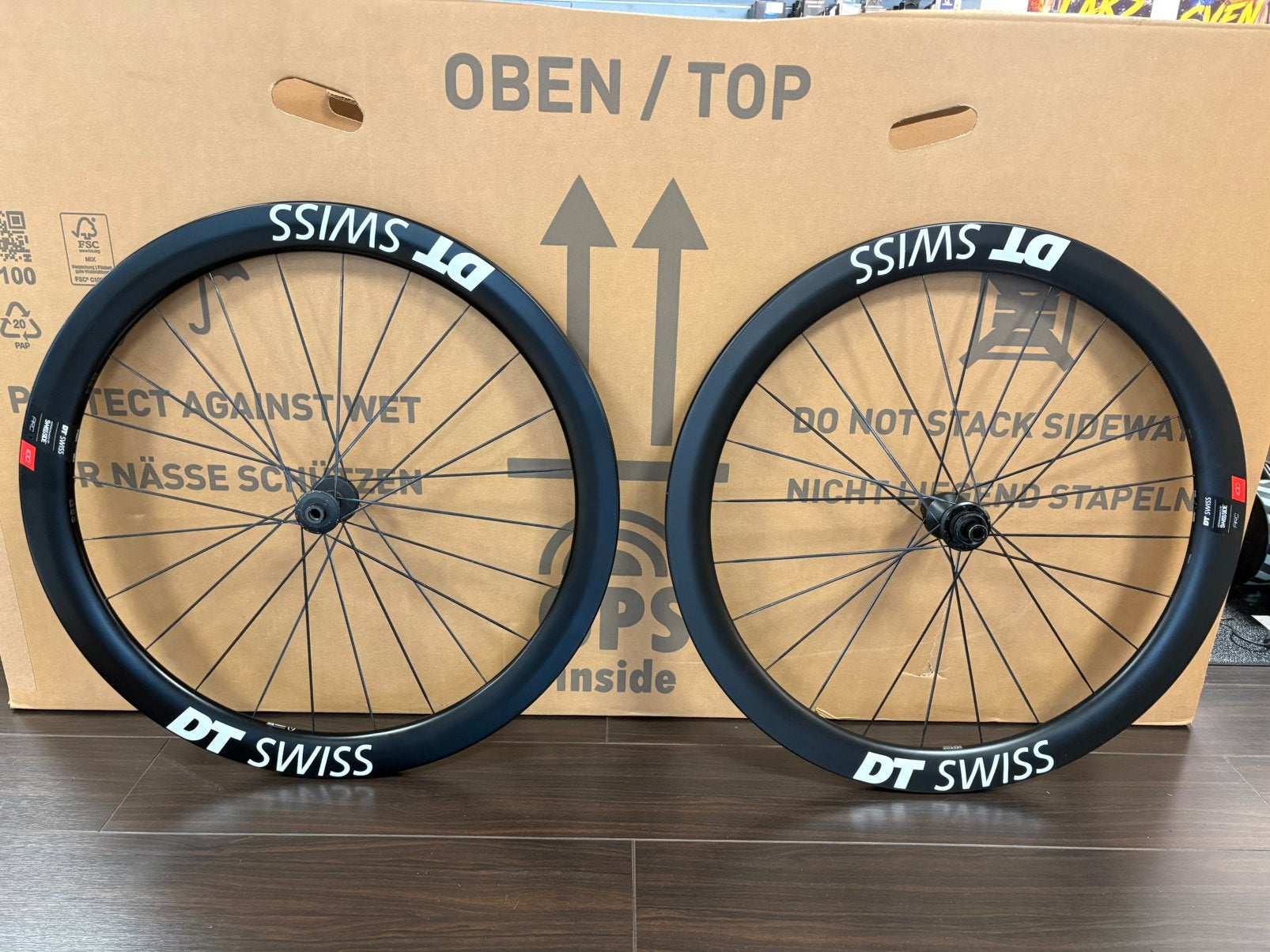 DT Swiss ARC1100 50mm carbon wielset, topstaat, Fietsen en Brommers, DT Swiss, Zo goed als nieuw, Info, Gravelbike