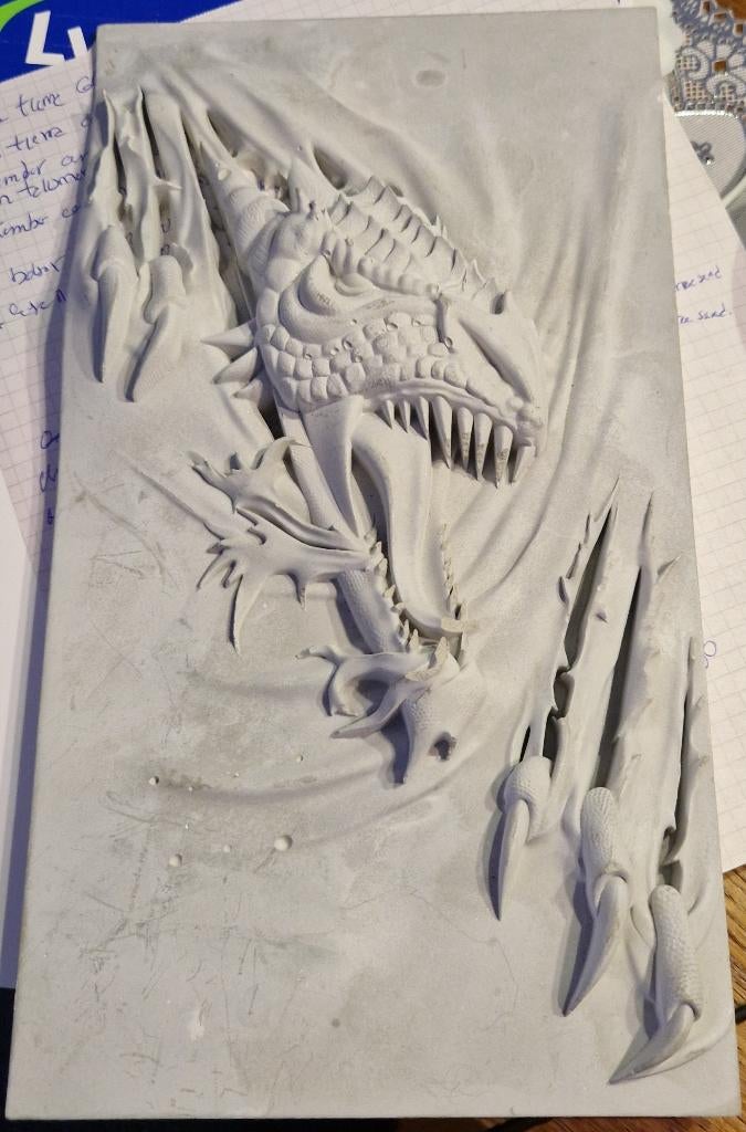 Draak op gips, Ophalen of Verzenden, Nieuw
