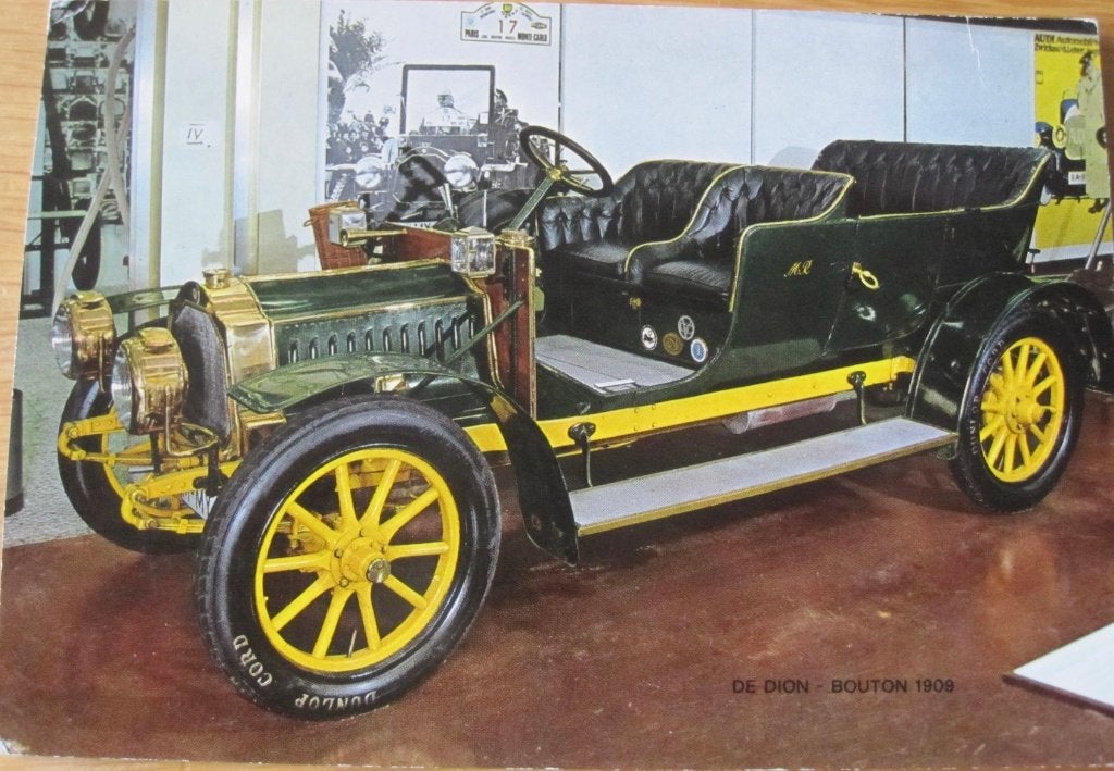 De Dion - Bouton 1909 - ansichtkaart van Krüger - 1975, Verzenden, 1960 tot 1980, Gelopen, Voertuig