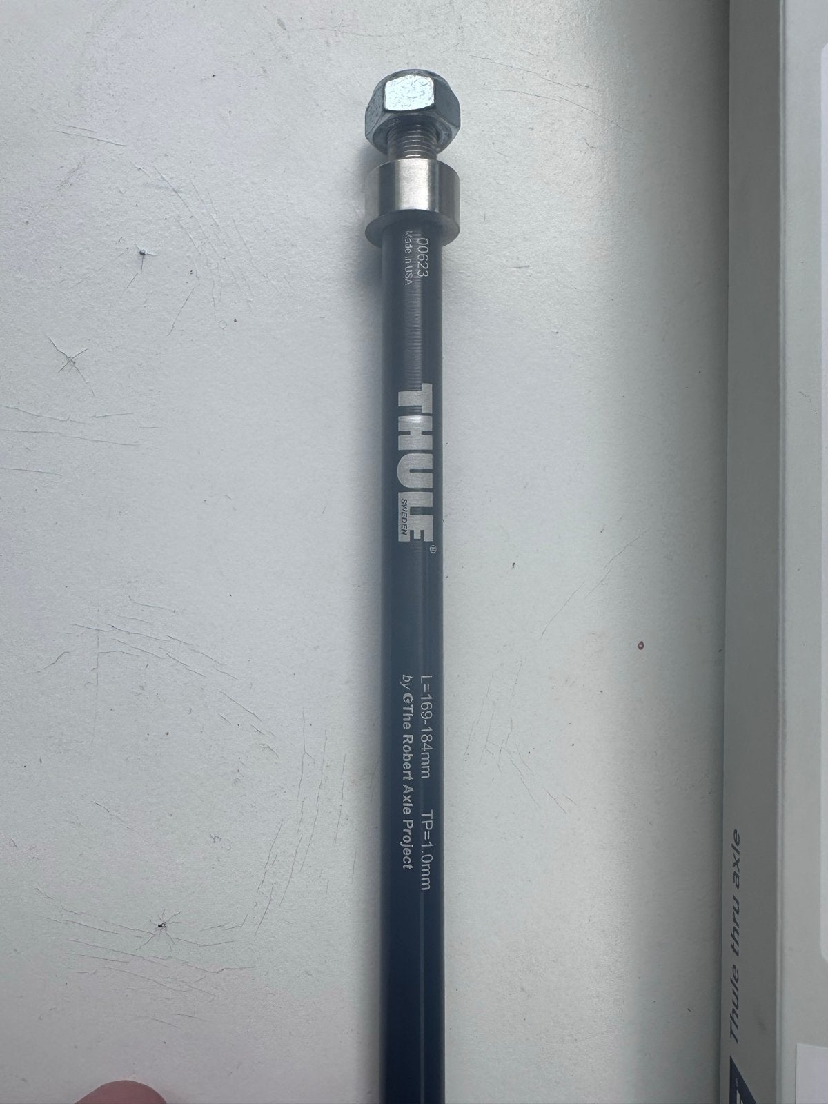 Thule Steekas voor Chariot - L 169,184mm, TP 10mm, Ophalen of Verzenden, Zo goed als nieuw, Kinderkar