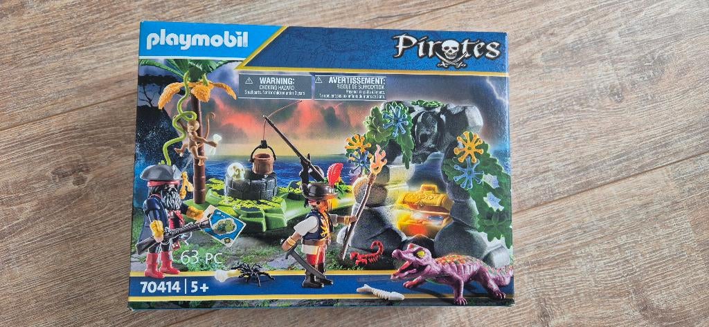 Playmobil Pirates Piraten op schattenjacht - 70414, Ophalen of Verzenden, Nieuw, Complete set