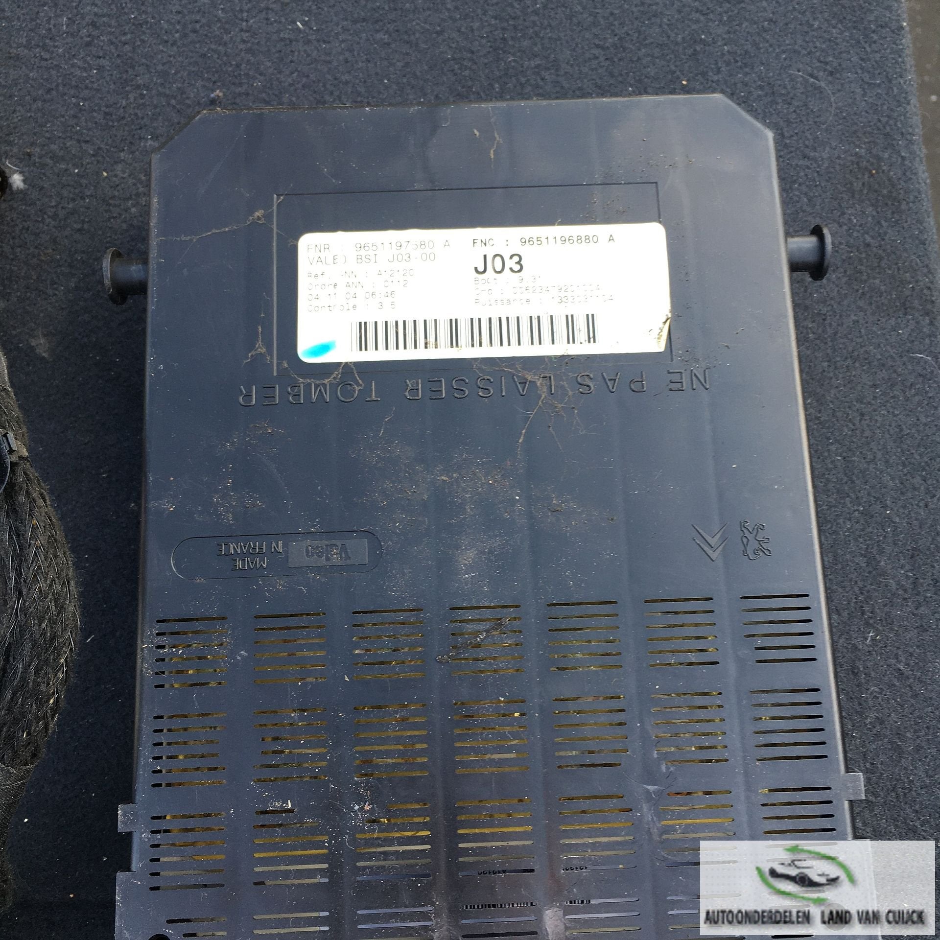 Peugeot 307 Sw 2.0 16v 2005 2500185  ECU Set, Gebruikt, -, -, Ophalen of Verzenden