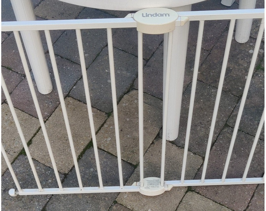 Lindam Veiligheidshekje - Wit, Gebruikt, Gebruikt, Ophalen of Verzenden, Klemhekje, Metaal of IJzer