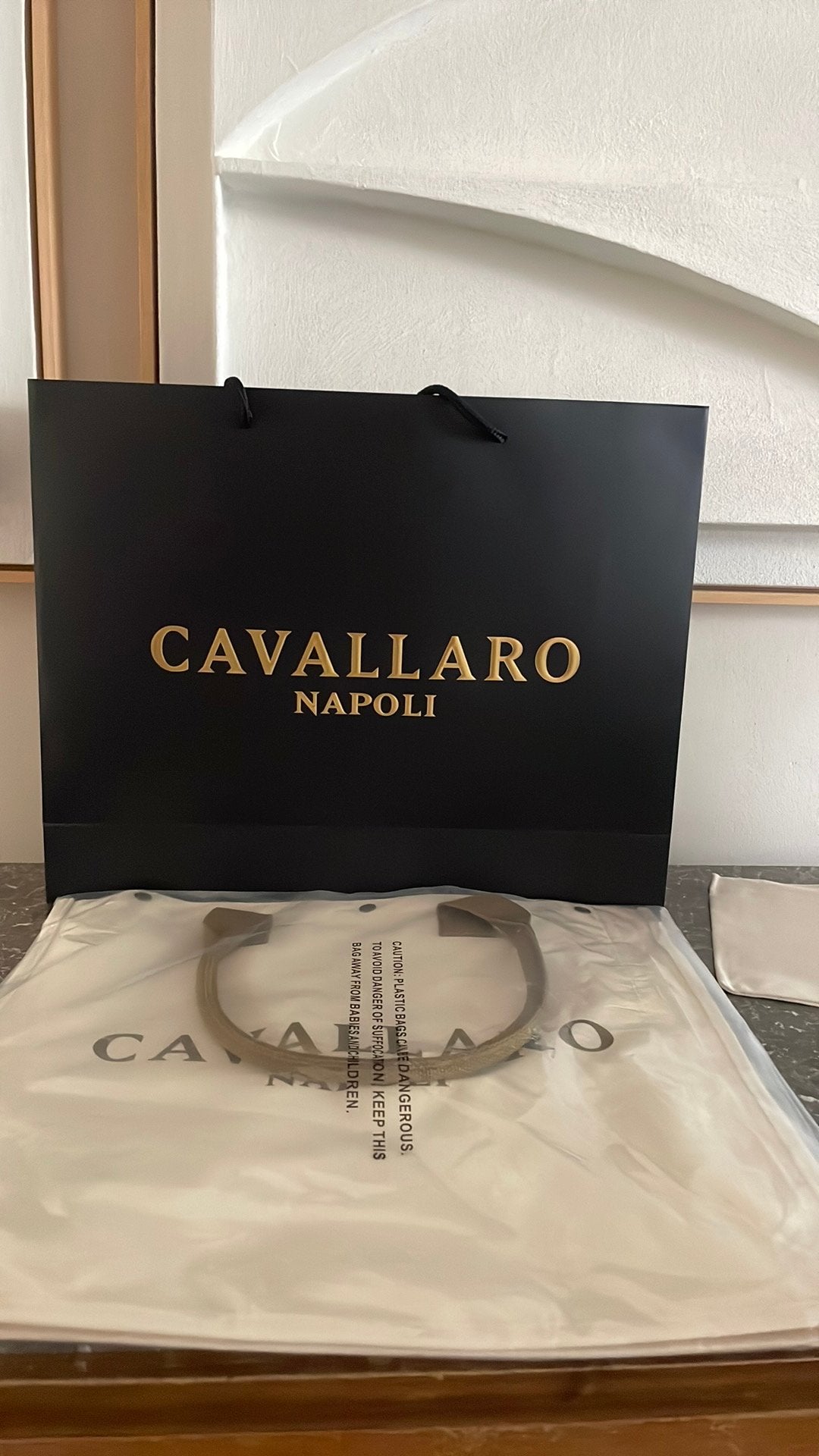 Cavallardo tas, Ophalen of Verzenden, Nieuw, Beige, Overige typen