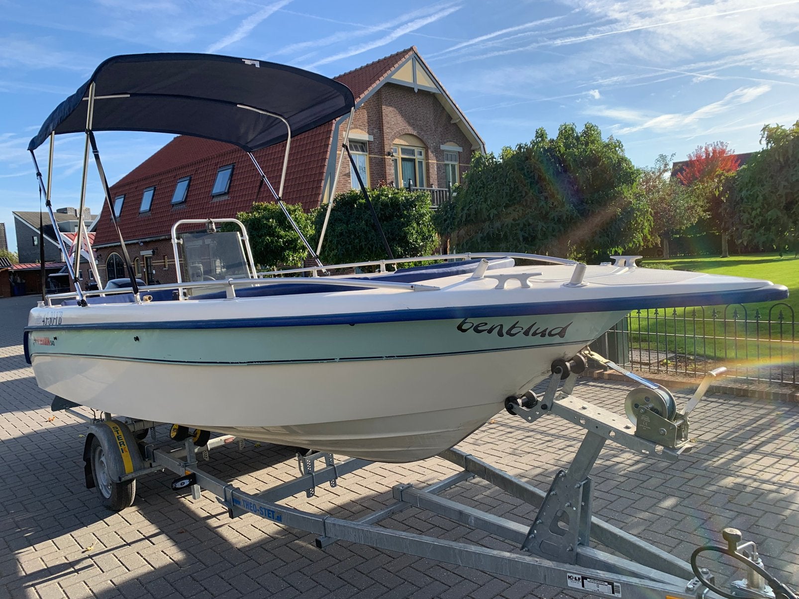 Yamarin 540 met mercury 60 pk 4 takt en trailer, Met afstandsbediening, Ophalen of Verzenden, Zo goed als nieuw, Buitenboordmotor