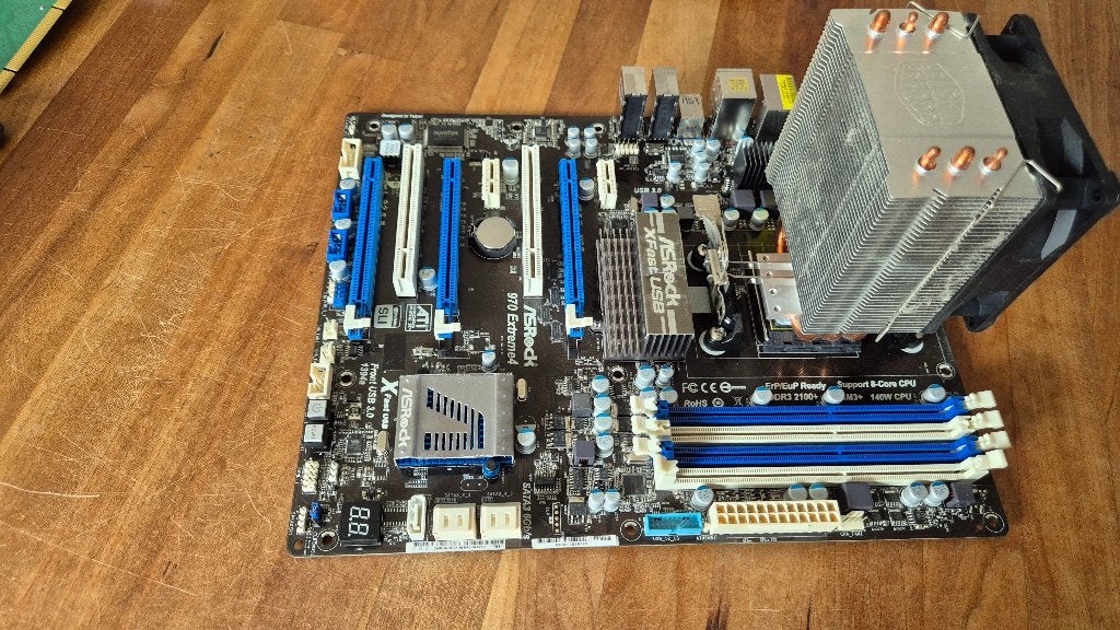Asrock 970 Extreme4 moederbord, Computers en Software, Moederborden, DDR3, Ophalen of Verzenden, Zo goed als nieuw, AMD