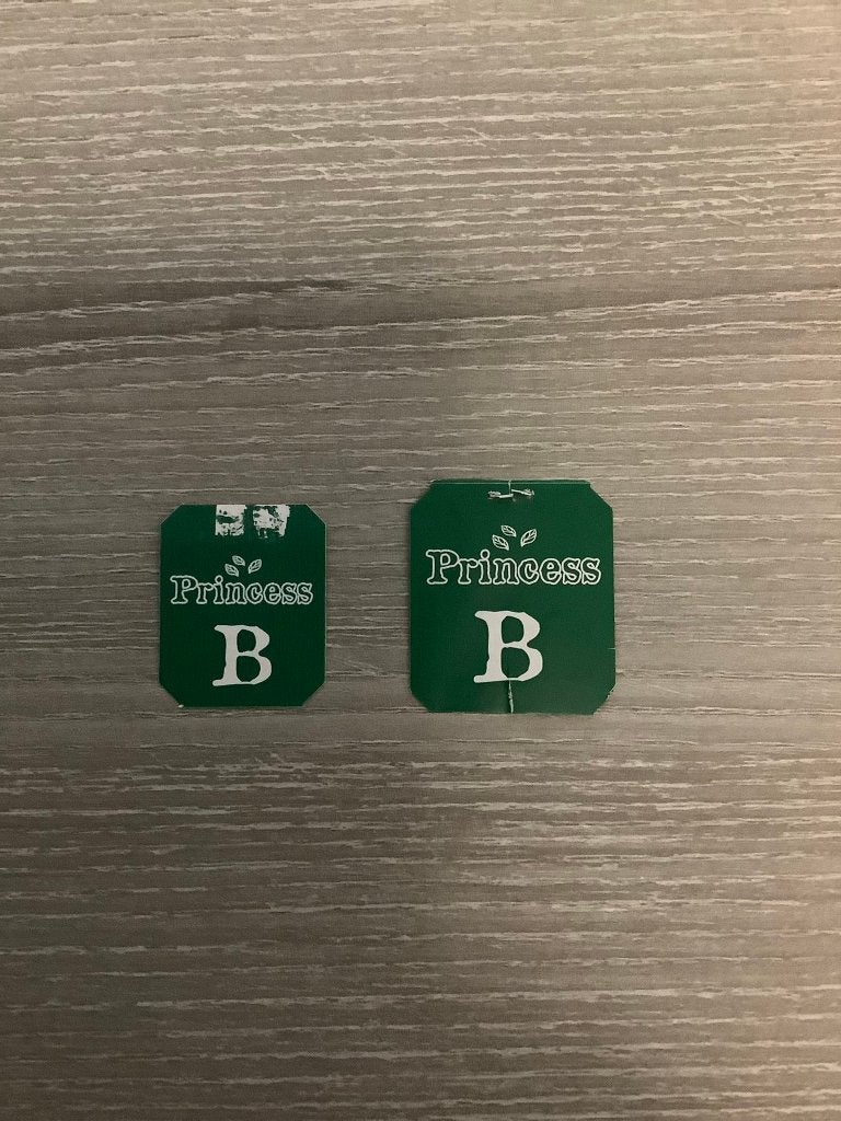 GEZOCHT: Princess theelabels met letters/cijfers/tekens, Ophalen of Verzenden, Label