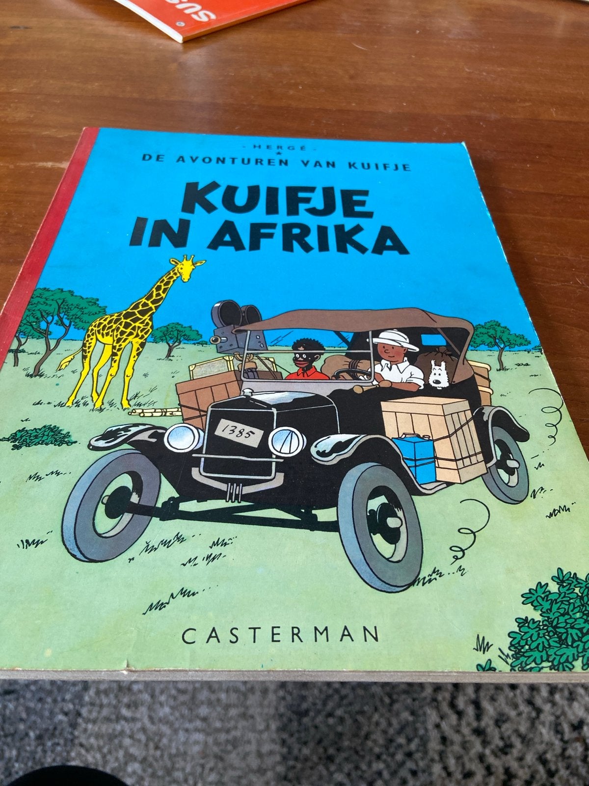 Kuifje in Afrika - De Avonturen van Kuifje, Boeken, Eén stripboek, Ophalen of Verzenden, Gelezen