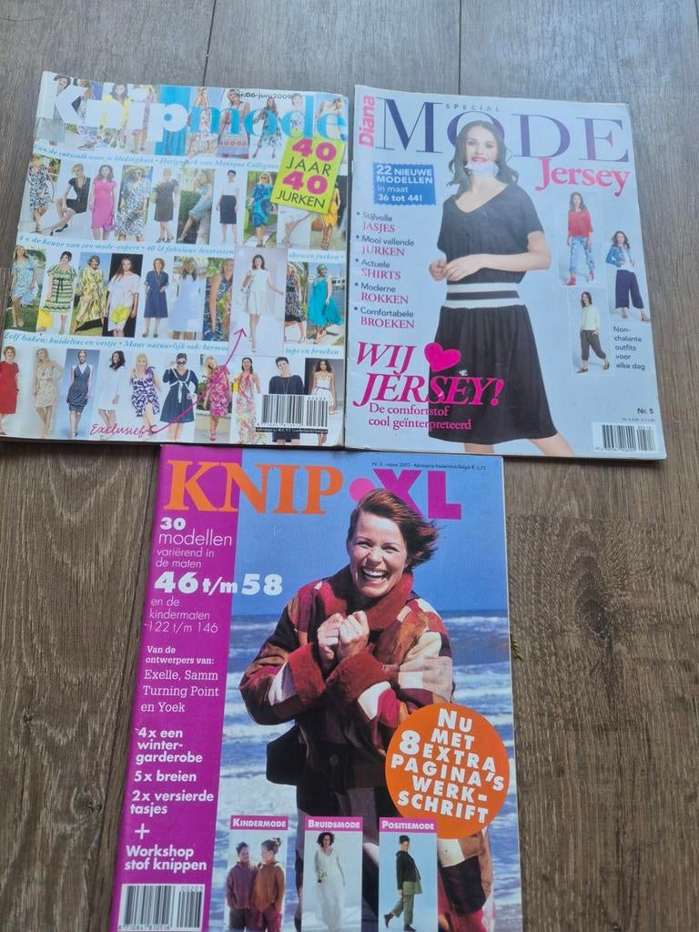 Knipmode juni 2009, diana mode, knip XL, Hobby en Vrije tijd, Kledingpatronen, Ophalen of Verzenden, Zo goed als nieuw, Vrouw