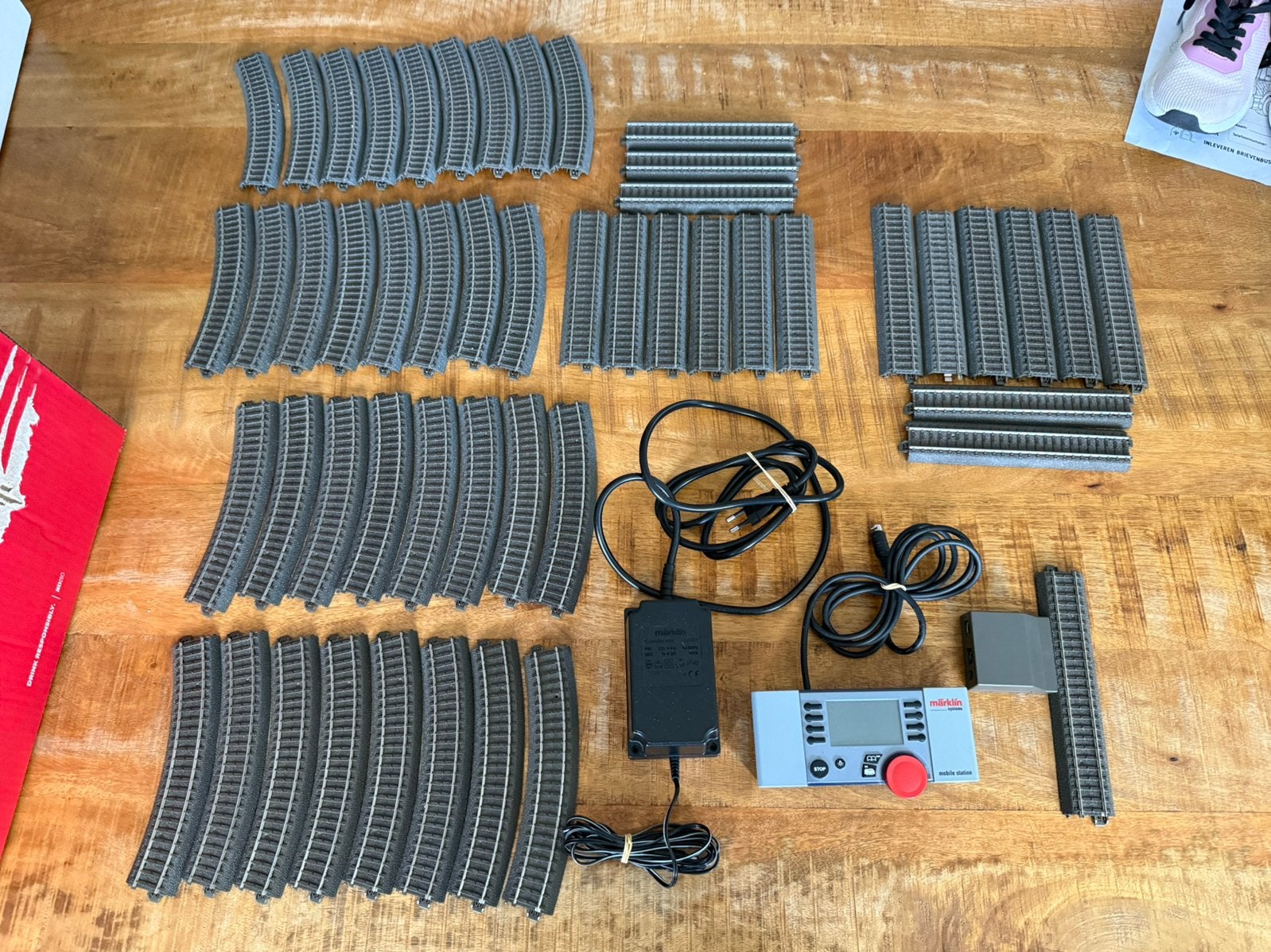 Marklin C rails set met Mobile station in nette staat, Hobby en Vrije tijd, Modeltreinen | H0, Wisselstroom, Rails, Ophalen of Verzenden