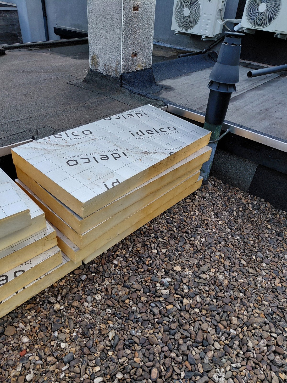 Isolatieplaten (7,2 m²) en nieuwe rol dakleer, Zo goed als nieuw, Hardschuim (Pir), 15 m² of meer, Ophalen