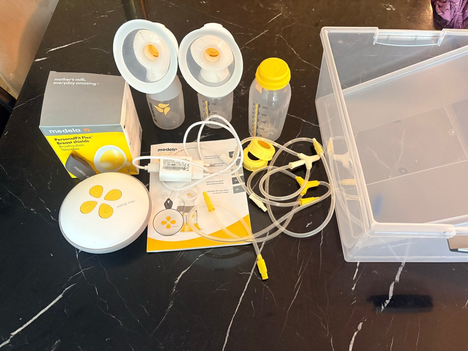 Medela Swing Maxi dubbele elektrische borstkolf, Kinderen en Baby's, Ophalen, Zo goed als nieuw