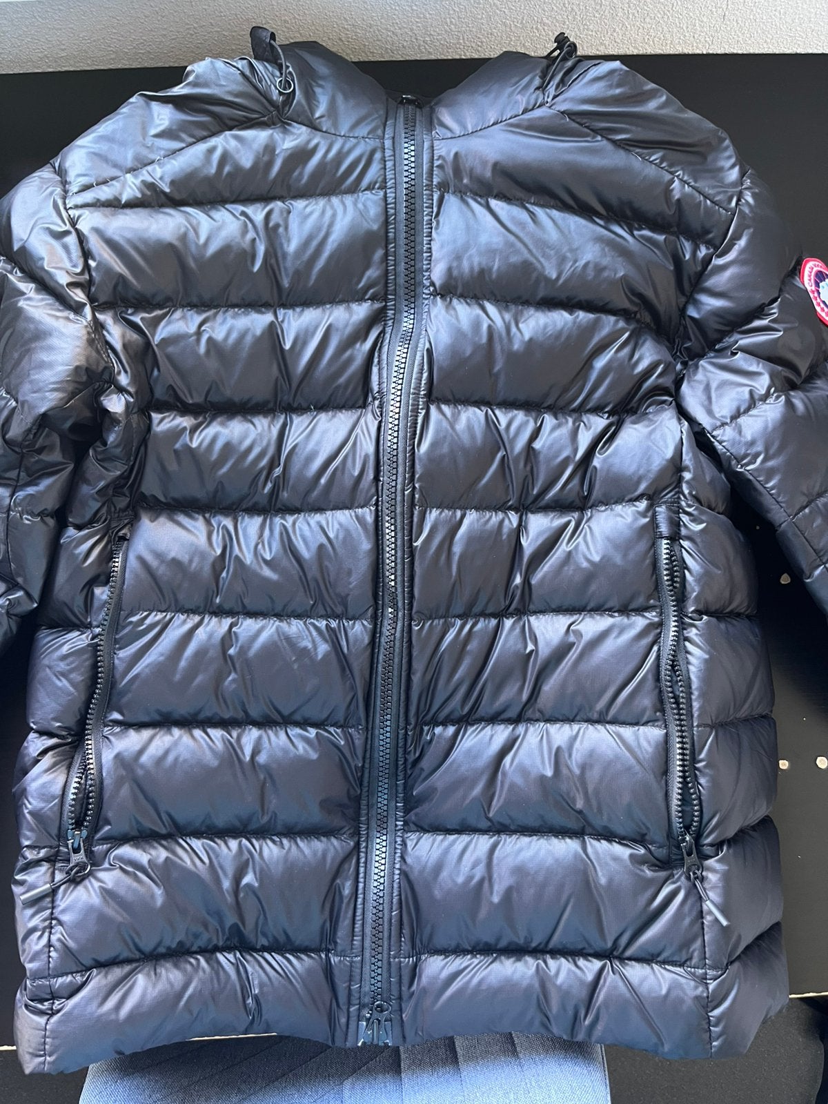 Canada goose puffer, Ophalen of Verzenden, Zo goed als nieuw, Zwart
