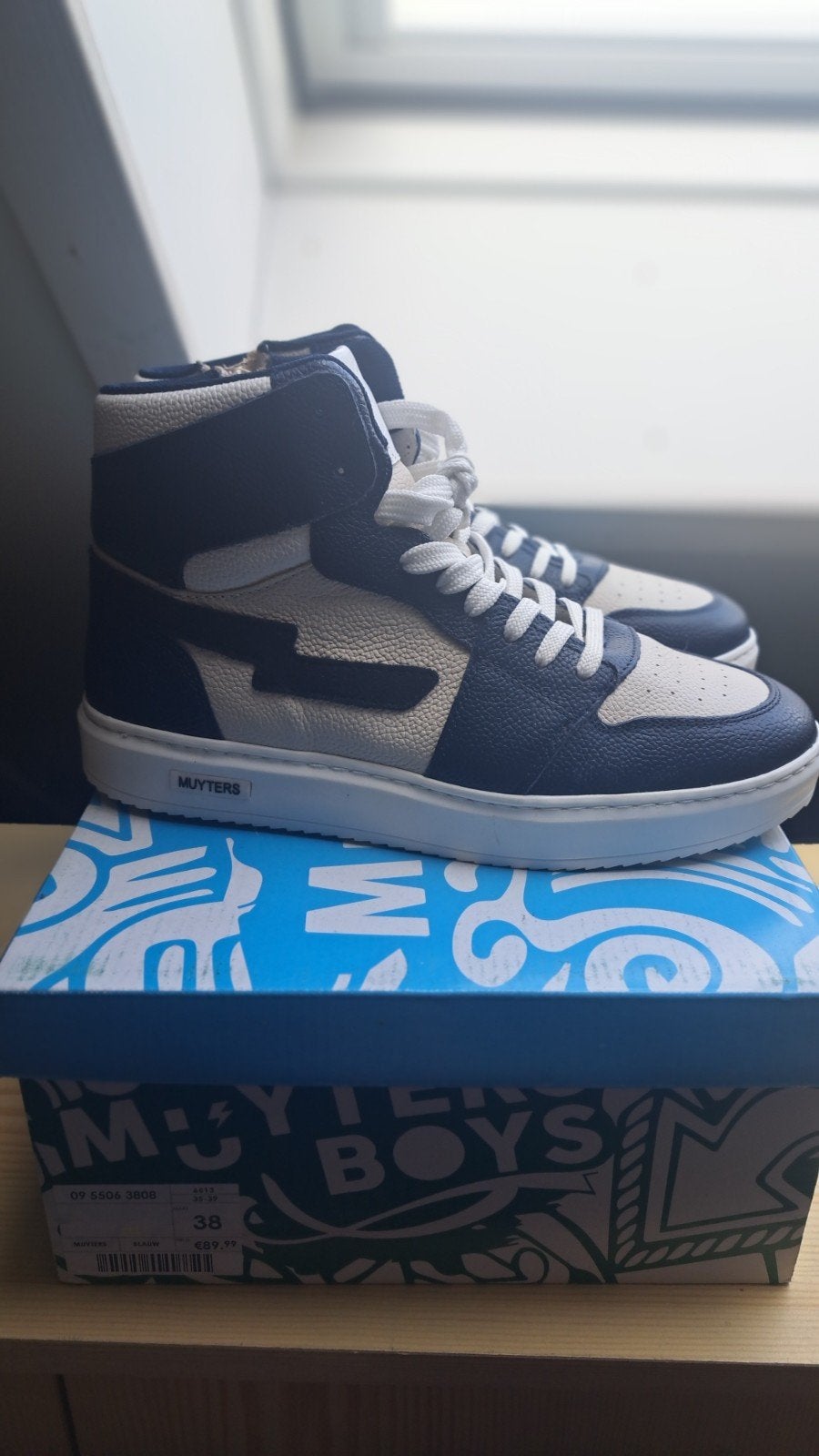 Muyters Boys jongens Sneakers Maat 38 - Nieuw in doos, Schoenen, Nieuw, Ophalen of Verzenden, Muyters