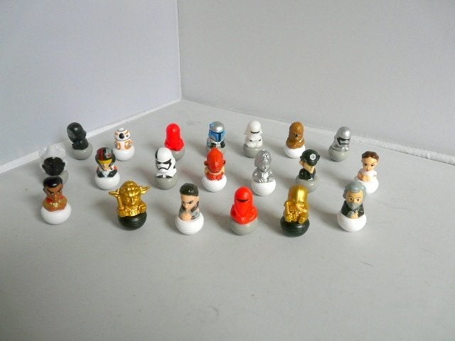 star wars # Emte 20 verschillende poppetjes (complete serie), Ophalen of Verzenden, Zo goed als nieuw, Actiefiguurtje