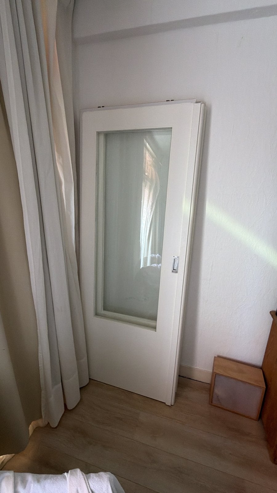Set van 2 Krepel kamer-en-suite schuifdeuren D604, Ophalen, Gebruikt, Minder dan 80 cm, Binnendeur