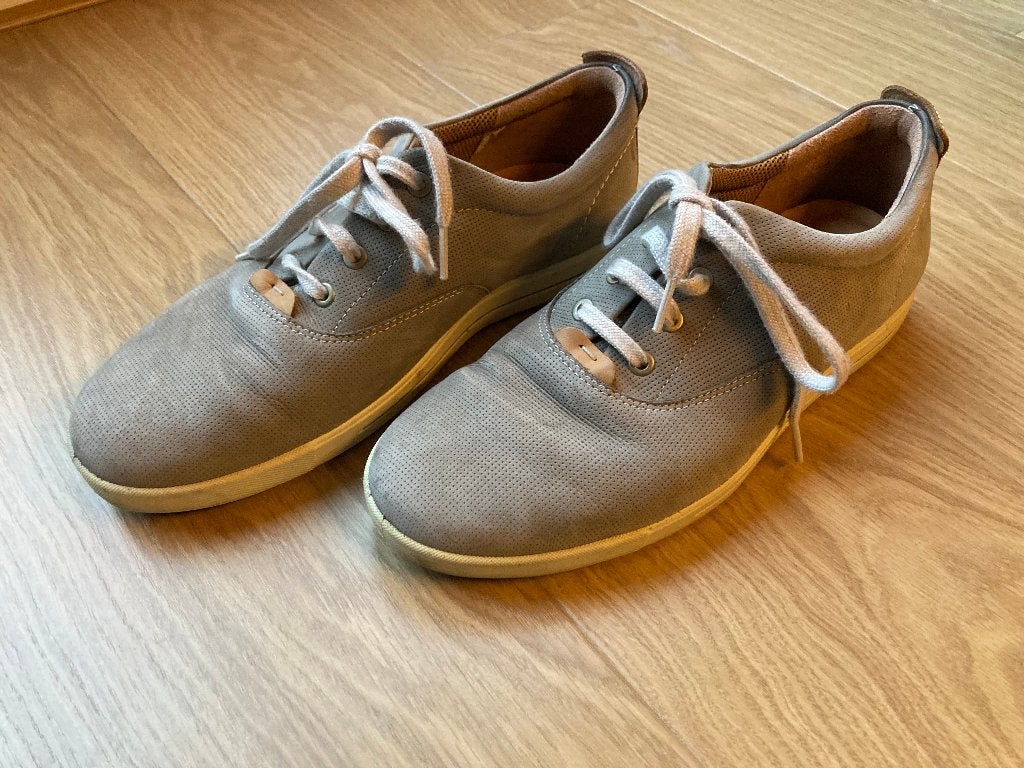T E A B : Grijze/beige Heren Ecco Maat 42, Ophalen, Ecco, Overige kleuren, Gedragen