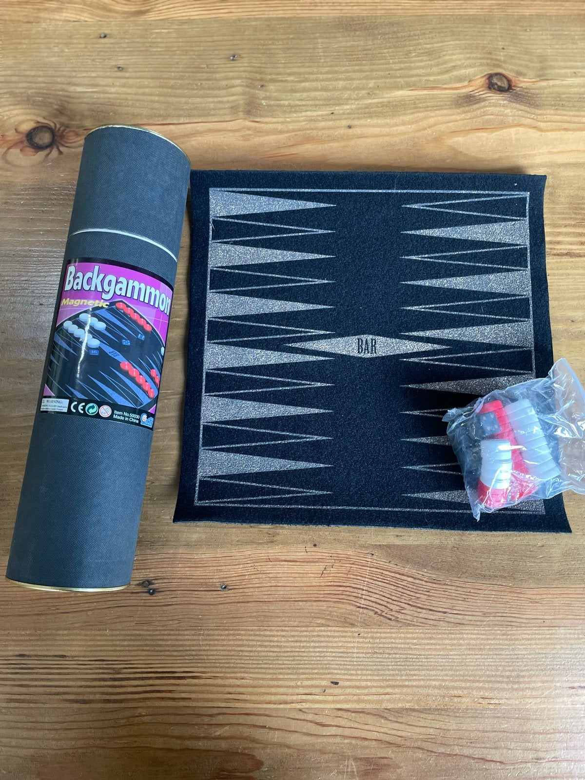 Backgammon Magnetisch Reisspel - Nieuw in verpakking, Een of twee spelers, Ophalen of Verzenden, Nieuw, Reisspel