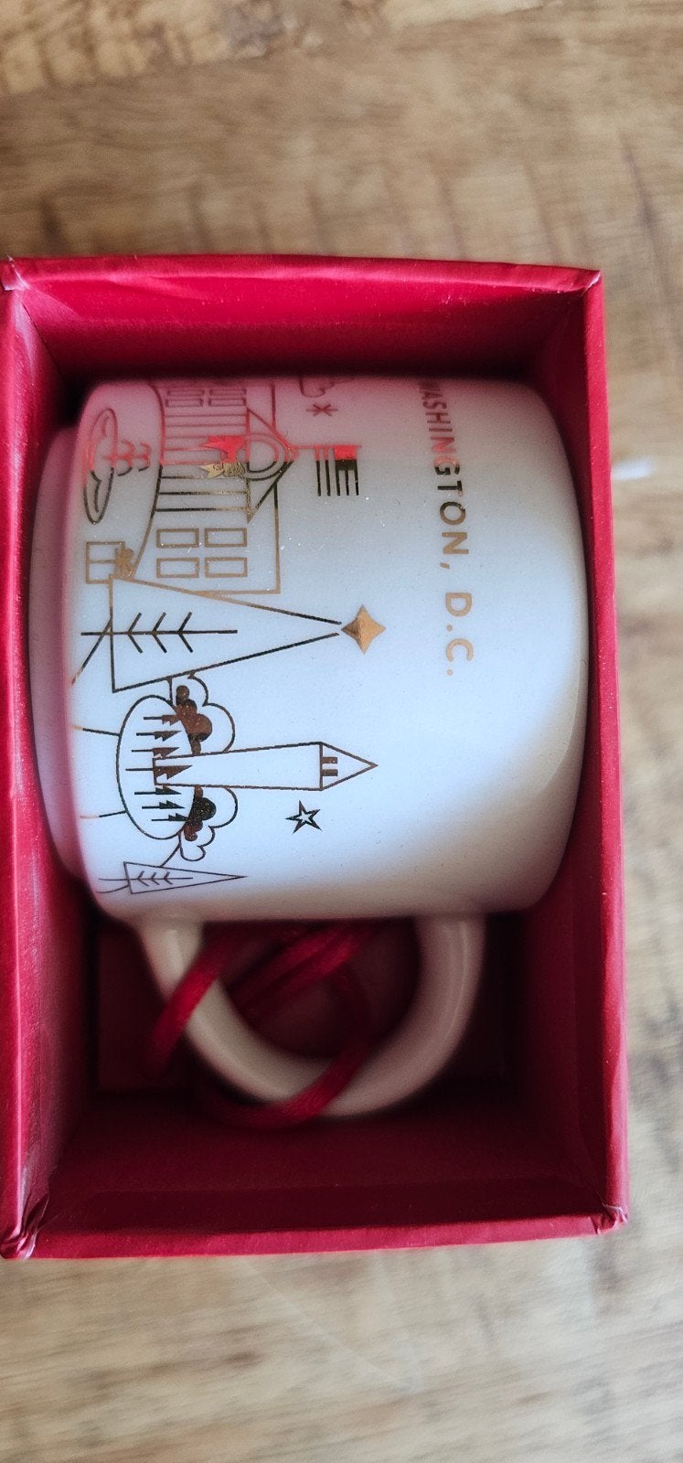 Starbucks "You Are Here" Washington D.C Holiday Gold Edition, Ophalen of Verzenden, Nieuw
