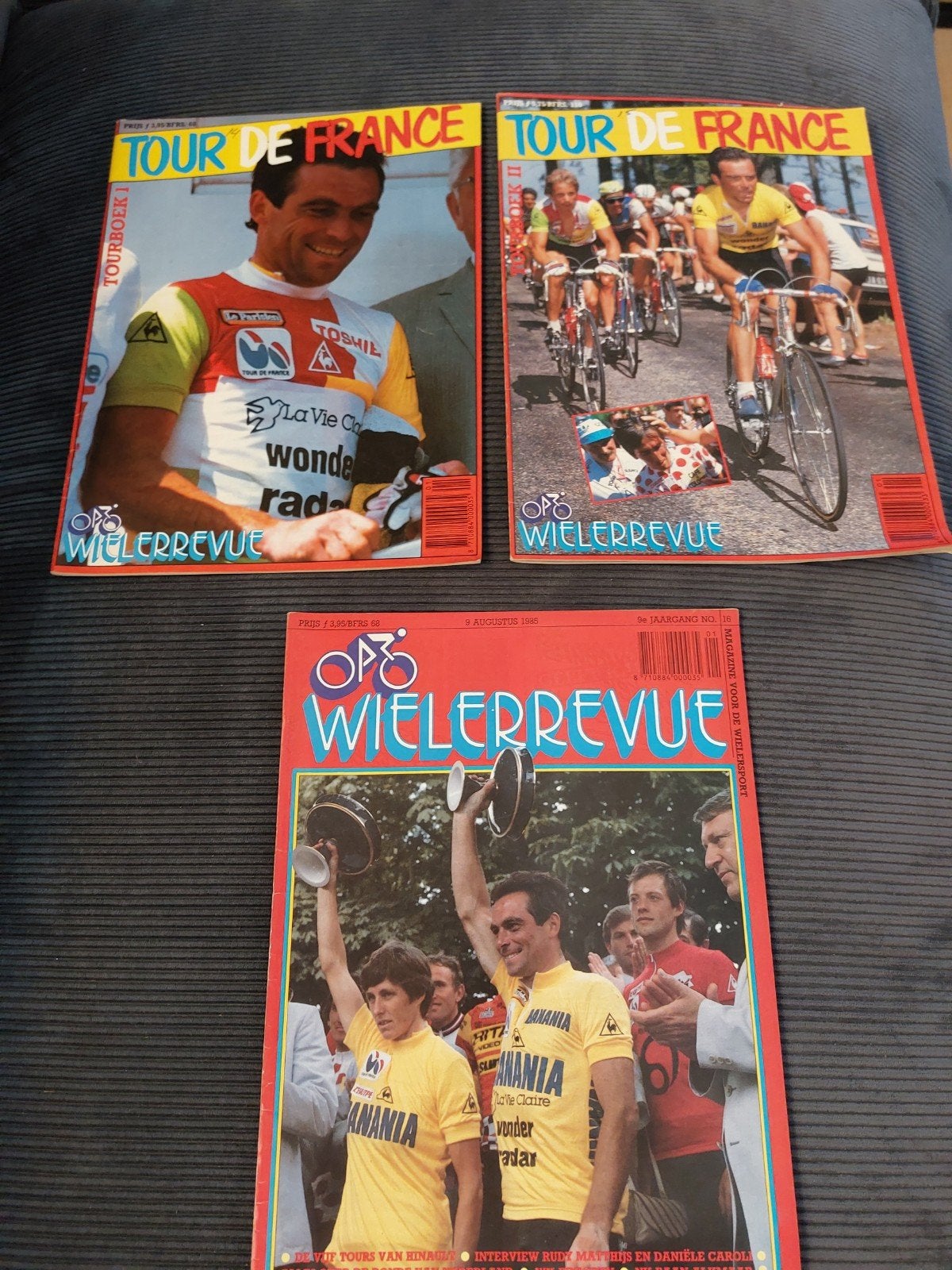TOUR DE FRANCE 1985 TIJDSCHRIFT 3X, Ophalen of Verzenden, Gelezen, Lopen en Fietsen