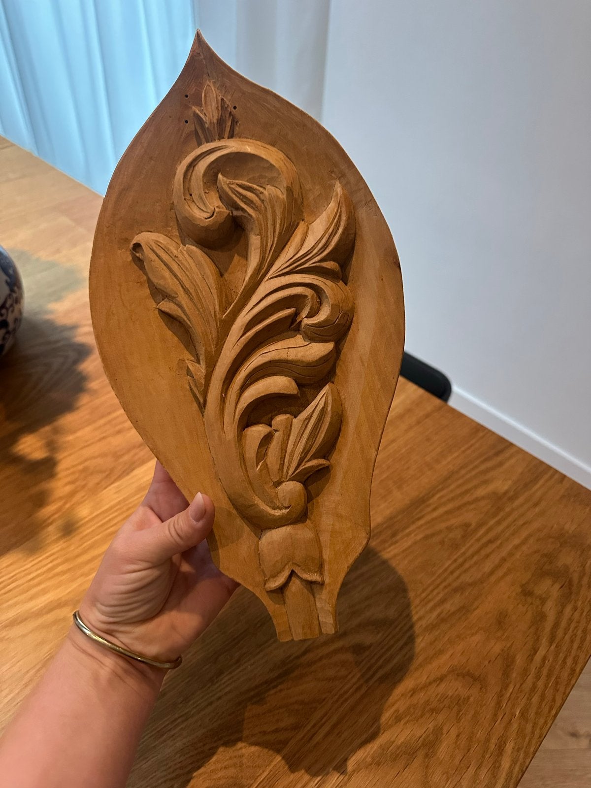 Handgemaakt Houten Houtsnijwerk Wanddecoratie Speculaasplank, Antiek en Kunst, Houtsnijwerk, Ophalen of Verzenden, Handgemaakt