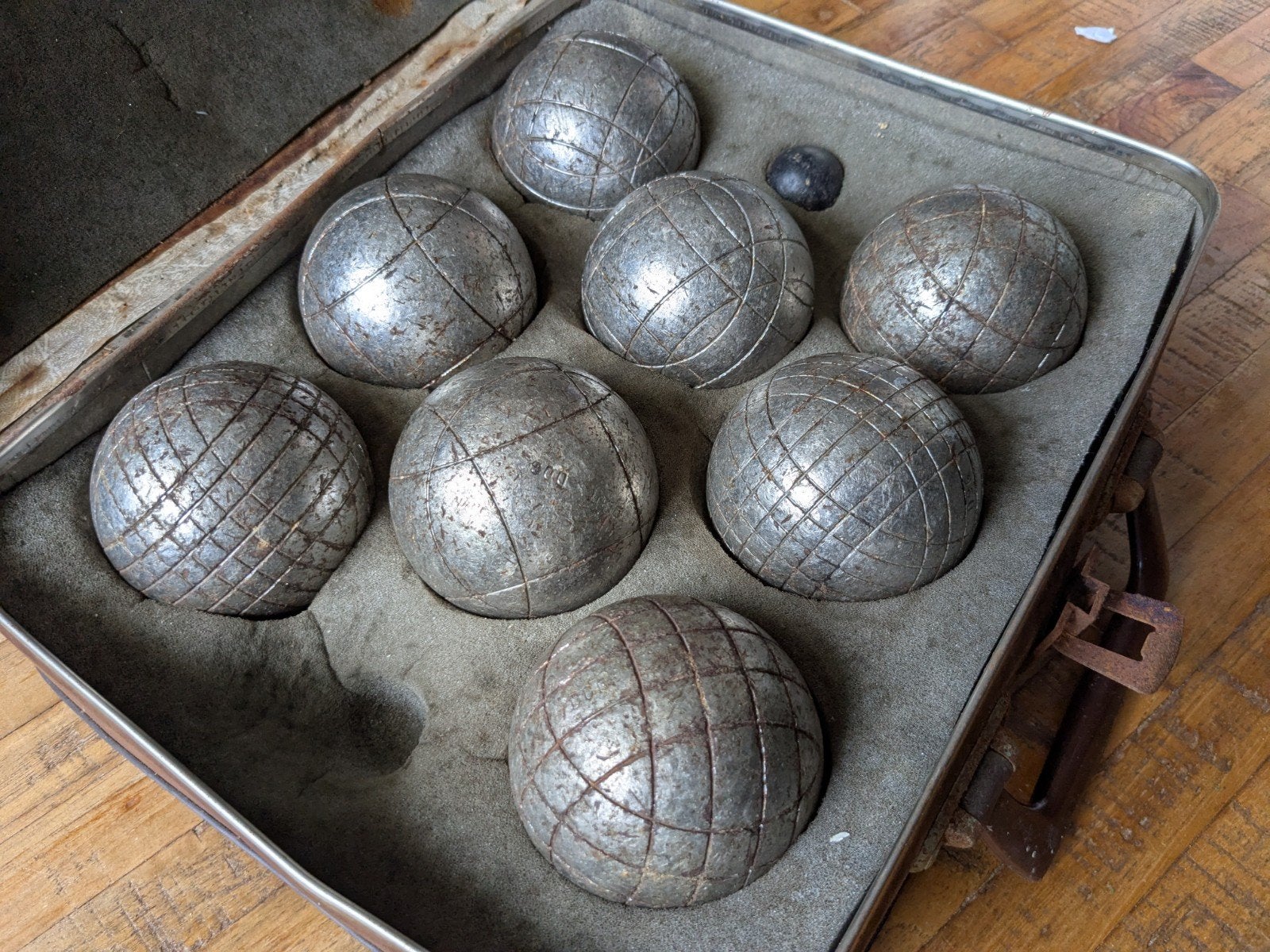 Vintage Petanque Set - La Boule Obut in Koffer, Ophalen, Gebruikt